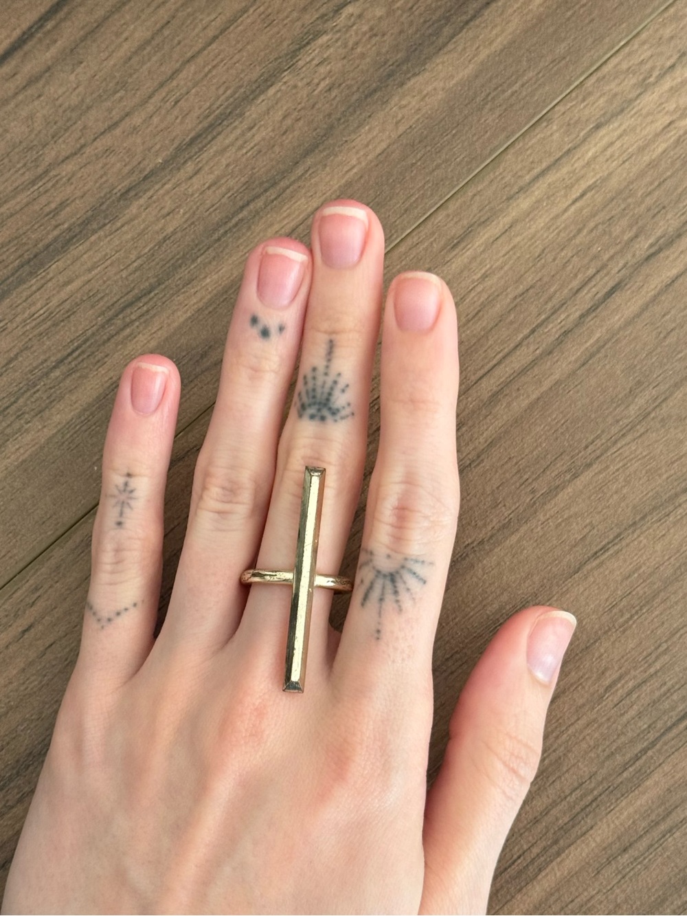 Gold Bar Ring